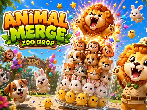 Animal Merge: Zoo Drop